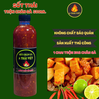 Sốt Thái Trộn Chân Gà 500ml A Thái Việt Nước sốt Chua CAY