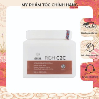  Kem ủ tóc Colagen phục hồi siêu mượt tóc Labene 500ml cho tóc khô sơ chẻ ngọn hư tổn nặng giúp tóc bóng mượt | LABENE 