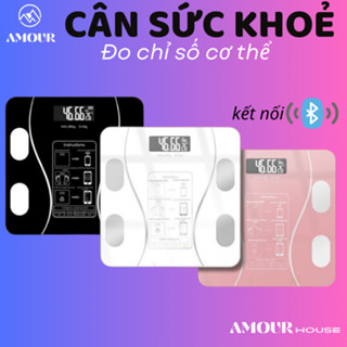 Cân Điện Tử sức khoẻ - Kết Nối Bluetooth Phân Tích Chỉ Số Cơ Thể