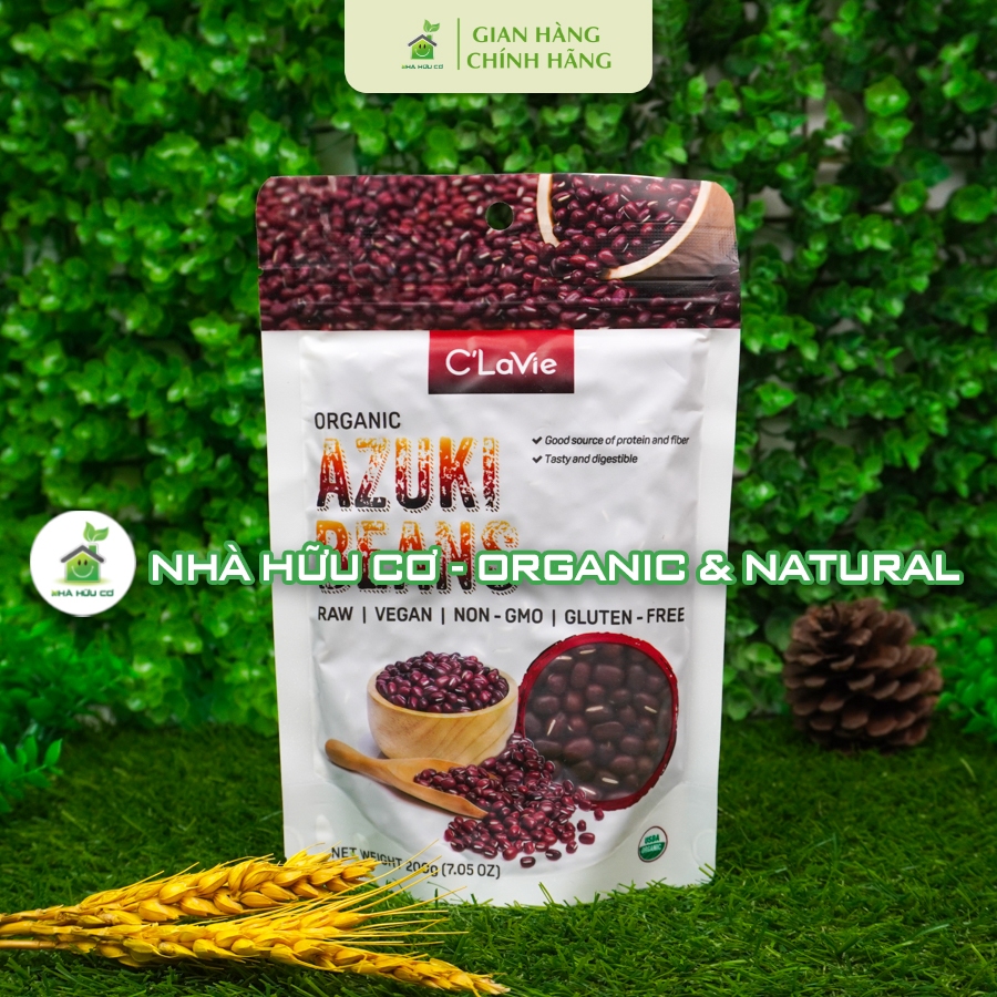 C'LAVIE - Đậu đỏ azuki hữu cơ C’LaVie 200g/100g  - Nhà hữu cơ