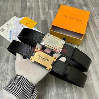 [ Mẫu mới] Thắt lưng nam LV mặt vuông mẫu mới 2024/ Dây nịt nam đẹp full box