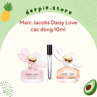 [ 10ML ] Nước hoa nữ Marc Jacobs Daisy Love EDT /  Eau So Sweet - mùi dâu, cúc hoạ mi, phúc bồn tử, mâm xôi