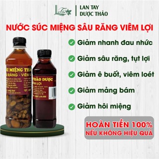 Nước Súc Miệng Sâu Răng Viêm Lợi Tụt Lợi - Nước Xúc Miệng Giảm Đau Răng, Chảy Máu Chân Răng