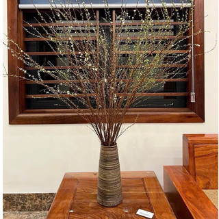  Siêu rẻ - Bình hoa gốm sứ Bát Tràng dáng ống 30cm  Decor phù hợp mọi phong cách nội thất Gomsudecor21 