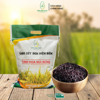  Gạo Lứt Đen Điện Biên Gạo Lứt Tím Than Điện Biên đóng bao dẻo ngon thơm tự nhiên 