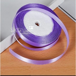 Ruy băng lụa 5ly (6mm) đủ màu cuộn 22 yard.
