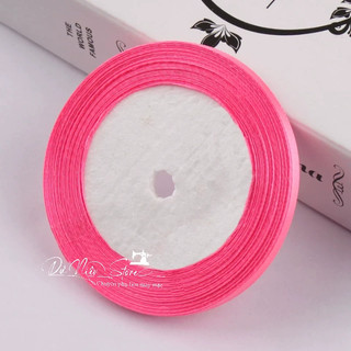 Ruy băng lụa 5ly (6mm) đủ màu cuộn 22 yard.