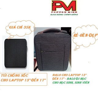 Túi chống sốc + Balo cho Laptop và Macbook (13"-14"-15,6"- 17"