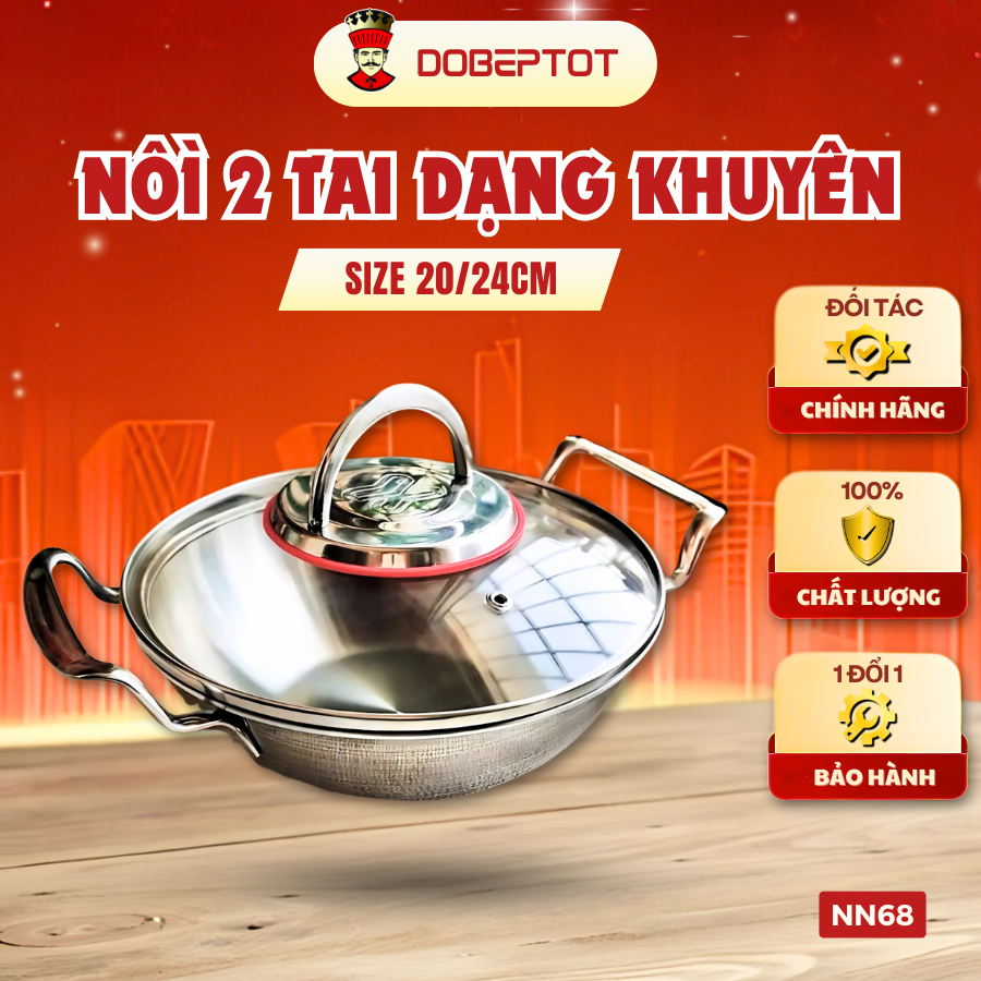 [NN68] Nồi 2 tai dạng khuyên NN68/NN69