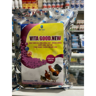 1kg Vitagood(dạng Cốm) Siêu mọc lông, Ra lông đồng loạt, Chống chụi Lông, Mượt Lông, Đẹp mã