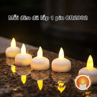 Nến điện tử thả nước [LẮP SẴN PIN]