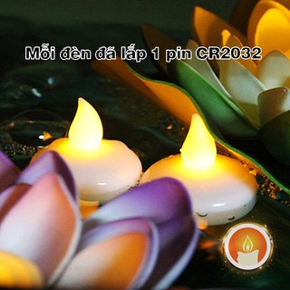 Nến điện tử thả nước [LẮP SẴN PIN]