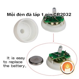 Nến điện tử thả nước [LẮP SẴN PIN]