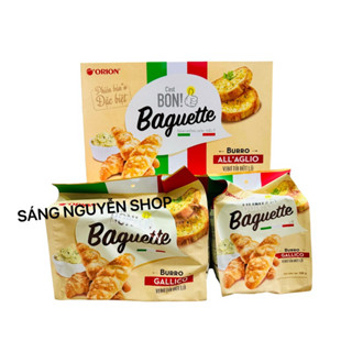 1 Gói Bánh Nướng Giòn C’est Bon Baguette 180g ( 5 gói nhỏ x 36g ) Vị Bơ Tỏi Đút Lò - Siêu Ngon ạ