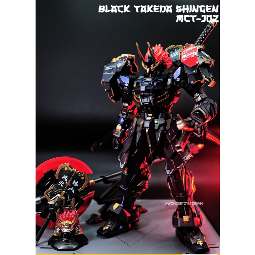 [Có Sẵn] Mô Hình Ráp Sẵn Takeda Shingen Limited Edition Màu đen của Moshow toys