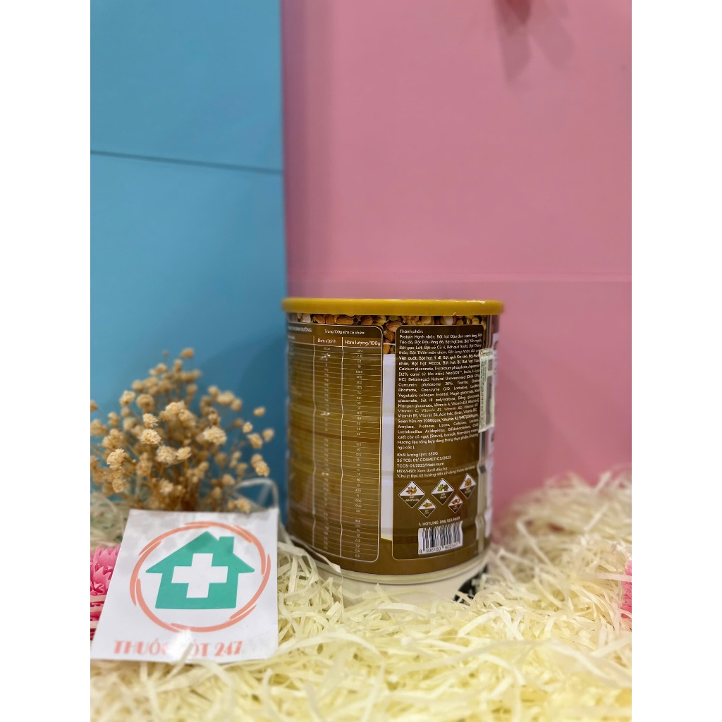 Sữa hạt lợi sữa Matti Mum 100% đạm thực vật cho mẹ sau sinh - Hộp 650g