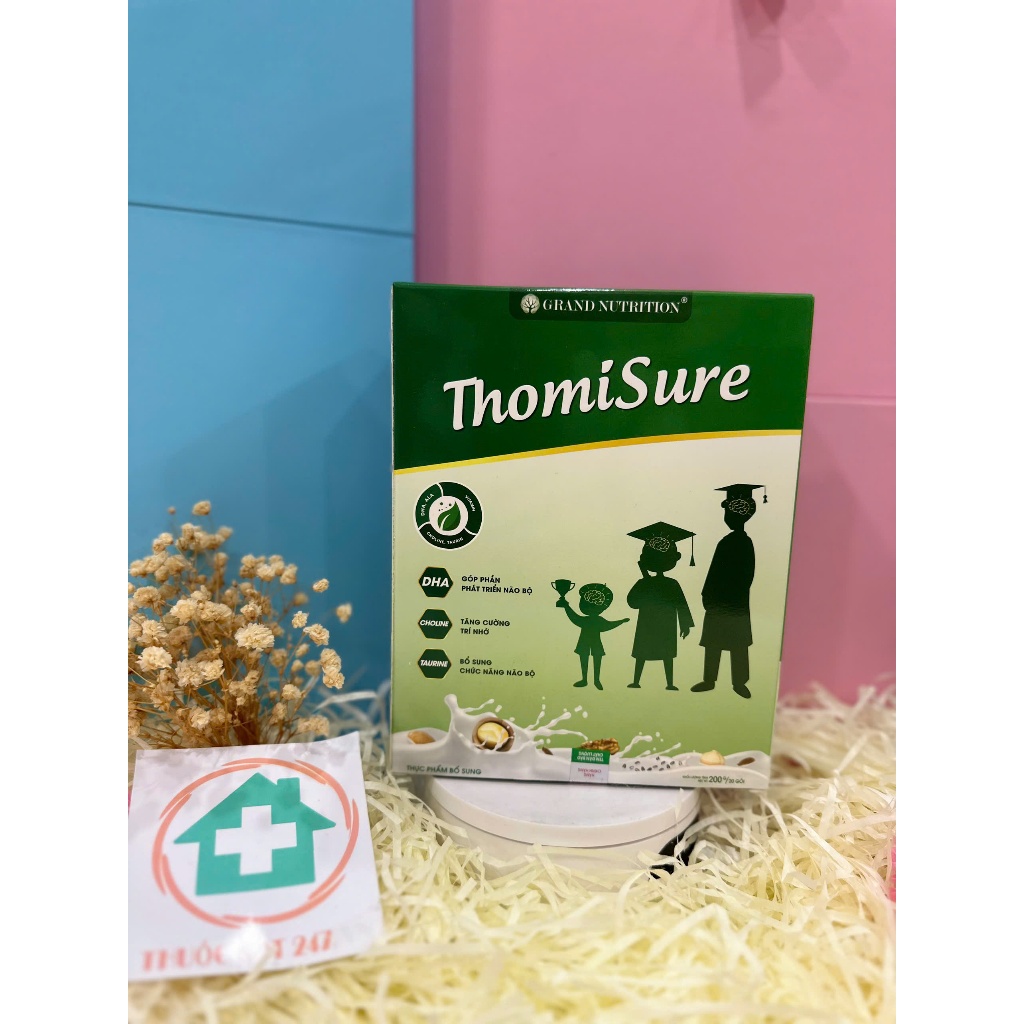 Sữa Hạt Trí Não ThomiSure Hộp 20 gói  - gói 10 gram hỗ trợ giúp trẻ tăng cường phát triển trí não