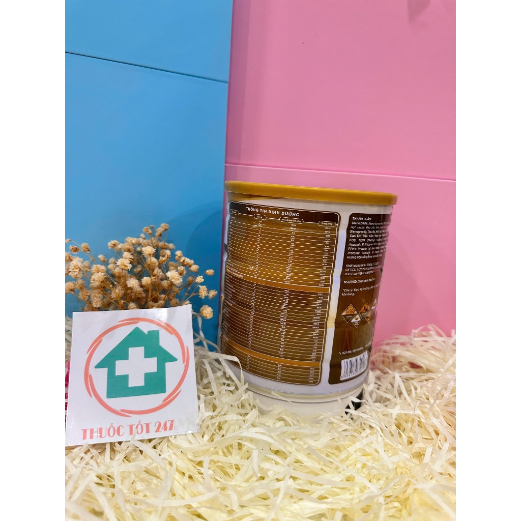 Sữa hạt xương khớp Ovisure Gold giúp xương chắc khỏe lon 650g chính hãng