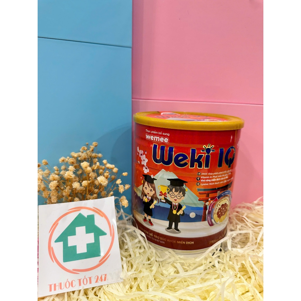 WEKI IQ 650G Sữa Non Phát Triển Trí Não Cho Bé Từ 3 Tuổi Lon 650G, Tăng Tập Trung, Nhanh Nhẹn Hoạt Bát Ở Trẻ