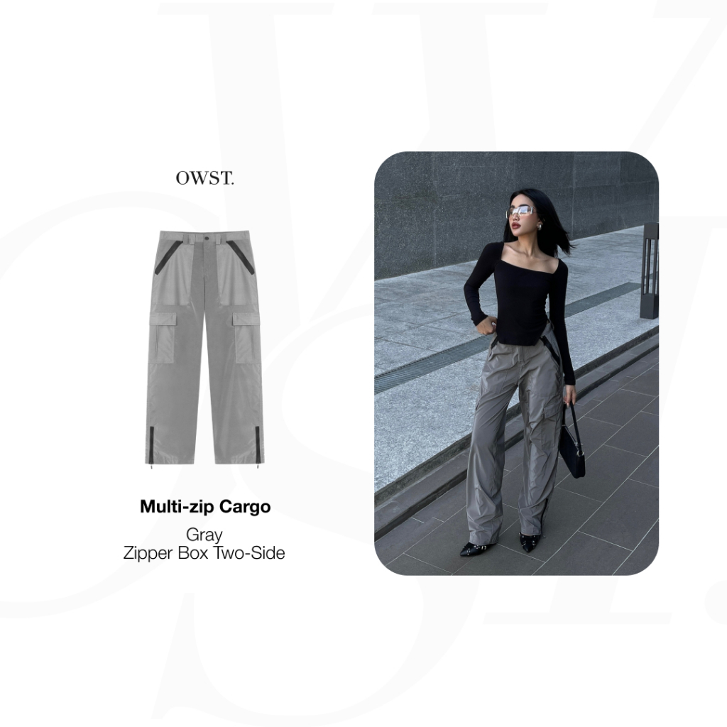 Quần Oh Wonder Studio Cargo Pant Multi Zip