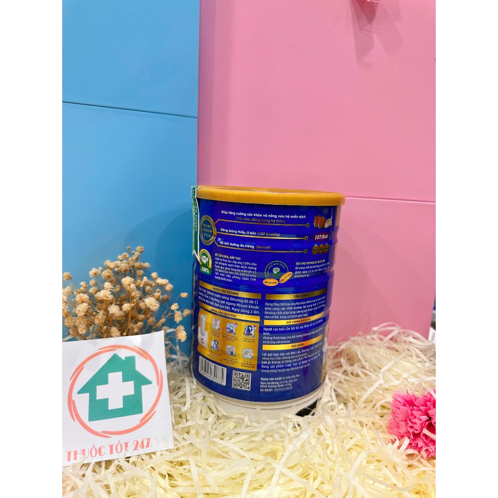 MISURE 850G - Sữa Non Ngủ Ngon MISURE Gold 850G - Hỗ trợ cải thiện giấc ngủ ,bổ sung dinh dưỡng. Công nghệ 100% từ HOA K