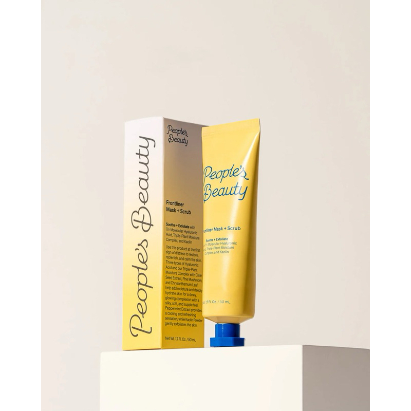 Mặt nạ đất sét giúp tẩy tbc PEOPLE'S BEAUTY Frontliner Mask + Scrub