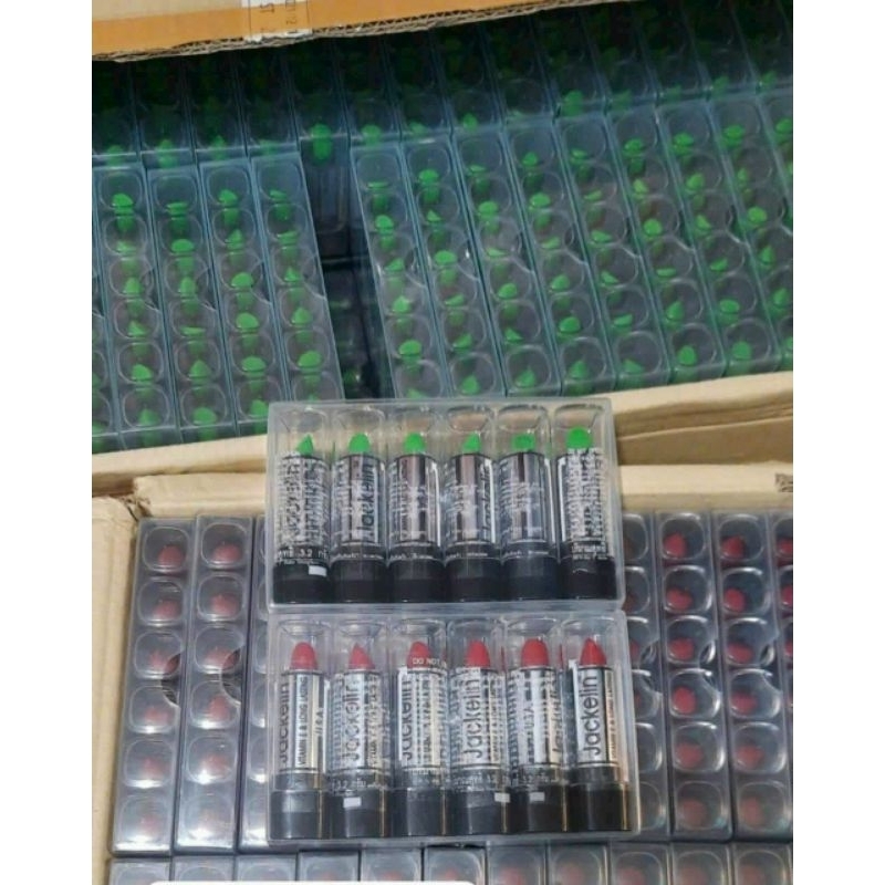 (1 LỐC × 6 CÂY )Son gió Dưỡng môi Vitamin E JACKELINE chuẩn Thái, 💰