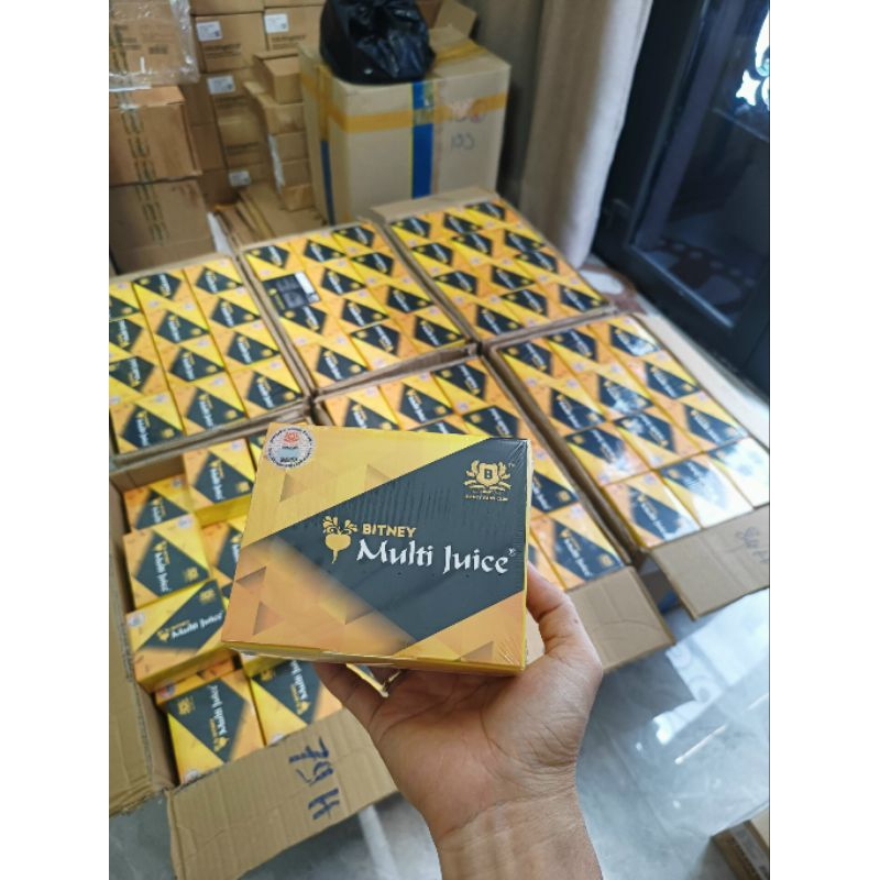 [ hương vị cũ ] Multi juice Bitney nhập khẩu Malaysia. 1 hộp 10 gói