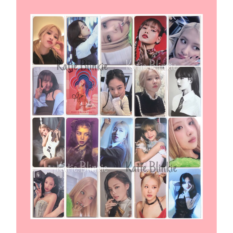 Card Bo Góc BlackPink Hot Hiếm Chính Hãng Official Tổng Hợp Rosé Jennie Lisa Jisoo
