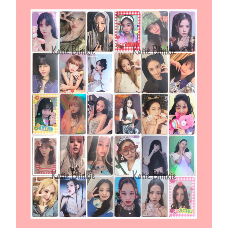 Card Bo Góc Jennie Lisa Jisoo BlackPink Chính Hãng Official