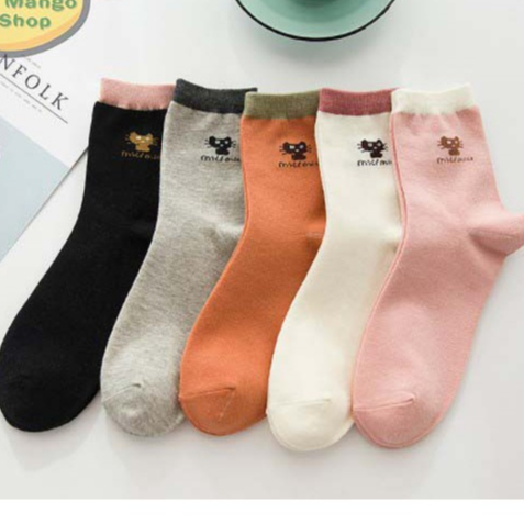 [GIÁ XẢ KHO] Tất mèo miu miu cổ dài LOẠI ĐẸP