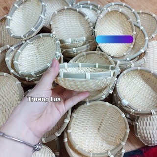 Thúng tre / Rổ tre mini 13cm / mẹt tre - phên