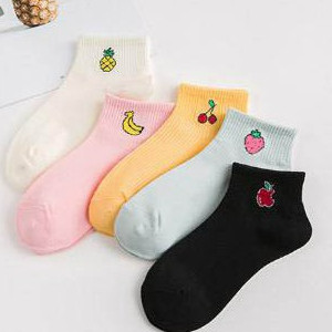 [GIÁ XẢ KHO] DÀY DẶN Tất ngắn pastel icon Fruit
