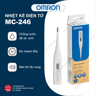 Nhiệt kế điện tử kẹp nách dạng bút OMRON MC-246, an toàn, chính xác, tiện lợi
