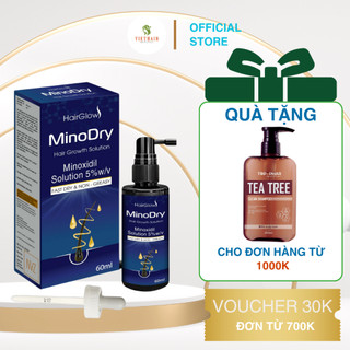  Serum kích mọc tóc râu chân mày minoxidil 5% không kích ứng da không bết tóc nhanh khô  60ml  
