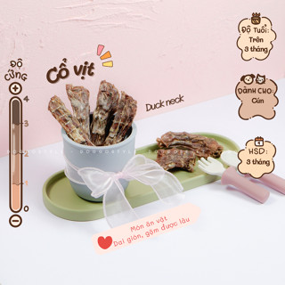 Cổ Vịt Sấy Khô Doggo Giòn Rụm Bổ Sung Protein Giúp Cơ Bắp Khỏe Mạnh Treat Bánh Thưởng Cho Chó