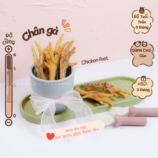 Chân Gà Sấy Khô Doggo Giòn Rụm Giàu Glucosamin Bổ Trợ Xương Khớp Treat Bánh Thưởng Cho Chó Thú Cưng