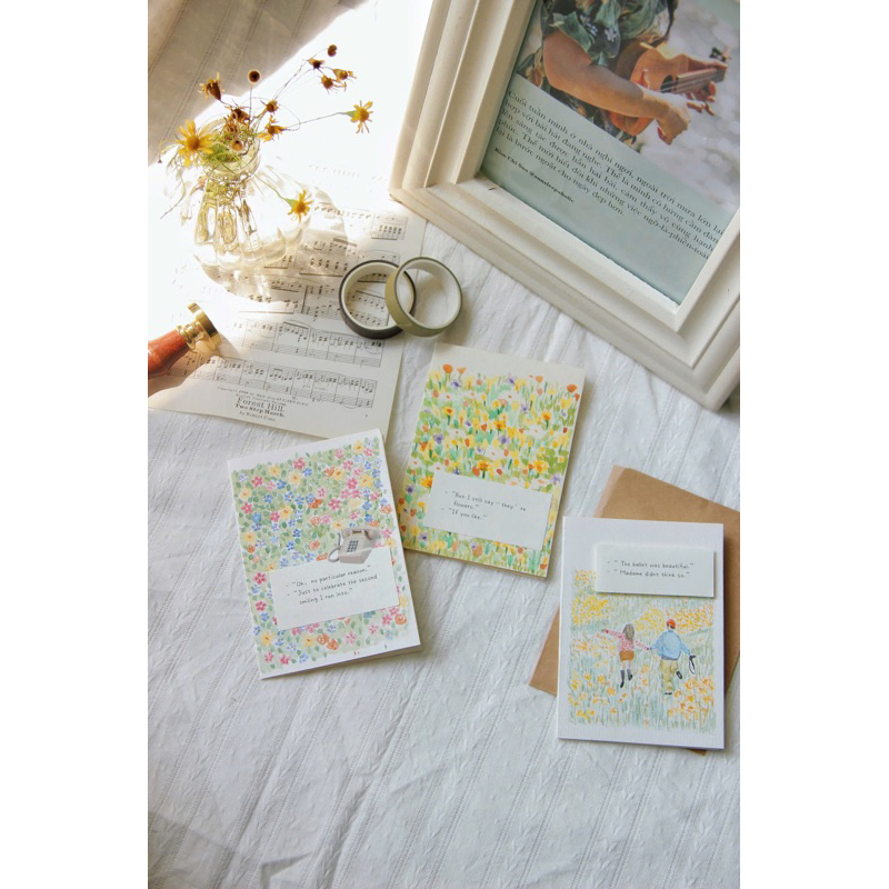 Thiệp Handmade xé dán