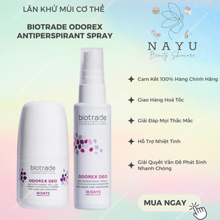   HÀNG CÔNG TY  LĂN VÀ XỊT KHỬ MÙI CƠ THỂ BIOTRADE ODOREX DEO ANTIPERSPIRANT SPRAY 