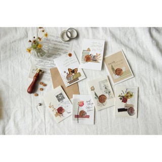 Thiệp Handmade xé dán