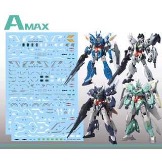  Đề can - Decal nước cho mô hình lắp ráp 4 trong 1 HG Uraven   Nepteight   Earthree   Jupitive Gundam 