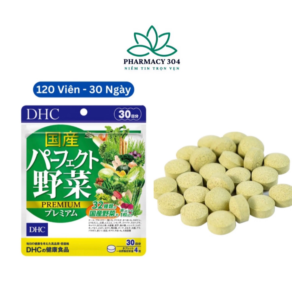 Viên Uống Rau Củ DHC Perfect Vegetable Premium Nhật Bản