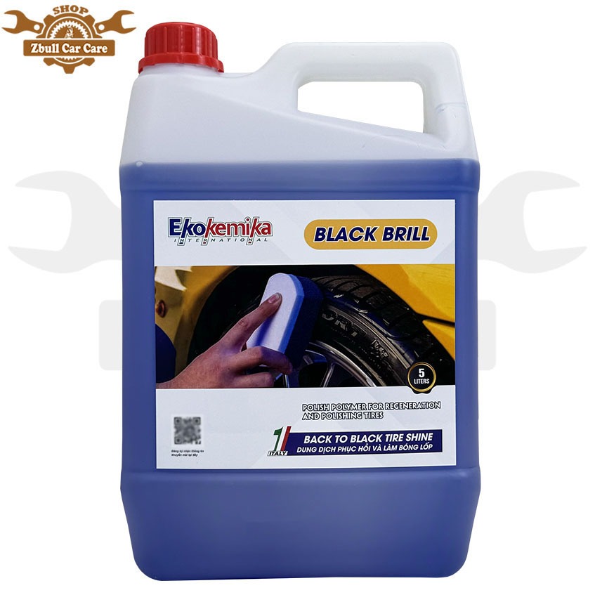 Can dưỡng bóng lốp xe Ekokemika Black Brill 5L