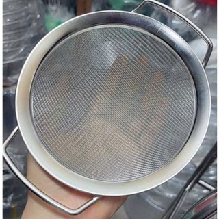 Rổ inox dày lọc yến