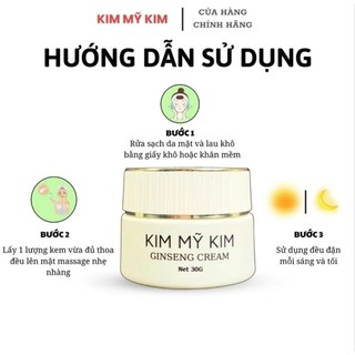 KEM FACE NHÂN SÂM ( CHIẾT XUẤT  TINH CHẤT NHÂN SÂM _ LÔ HỘI _ NIACINAMIDE( hủ 30gr lận )