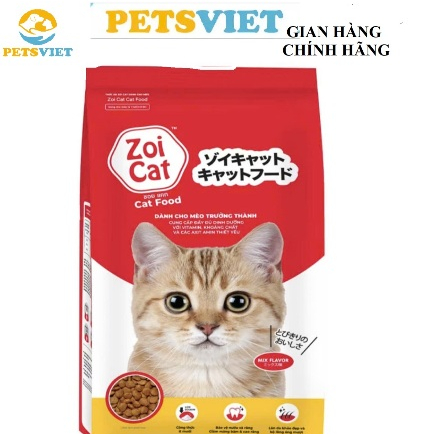 <1kg>Zoi cat -Thức Ăn Hạt Cho Mèo Mọi Lứa Tuổi Zoi Cat -cat licious
