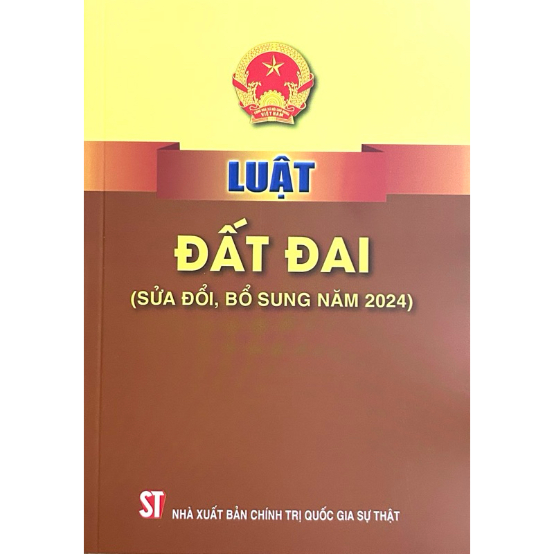 Sách - Luật Đất Đai (Luật Đất đai số 31/2024/QH15)