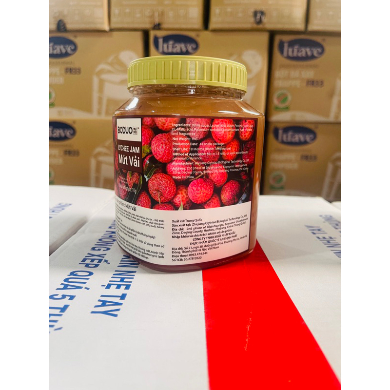 Mứt boduo vải 1kg