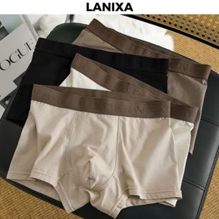 Quần sịt đùi nam chất cotton thấm hút tốt cạp chun bản to chữ in nổi trẻ trung cá tính LANIXA NB01