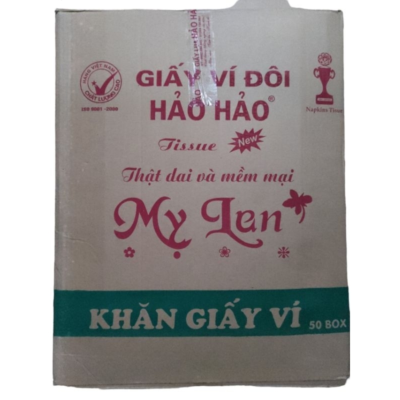 Giấy ví giấy ăn đa năng giấy ví đôi MyLan My Lan Hảo Hảo